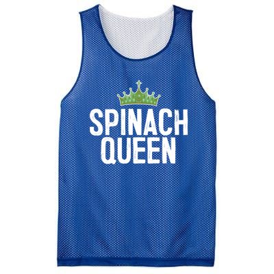 Spinach Queen Vegan Vegetable Lover Gift Mesh Reversible Basketball Jersey Tank