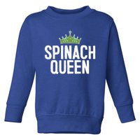 Spinach Queen Vegan Vegetable Lover Gift Toddler Sweatshirt