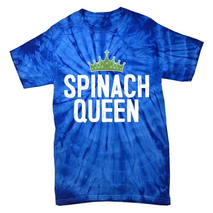 Spinach Queen Vegan Vegetable Lover Gift Tie-Dye T-Shirt