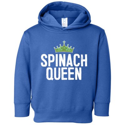 Spinach Queen Vegan Vegetable Lover Gift Toddler Hoodie