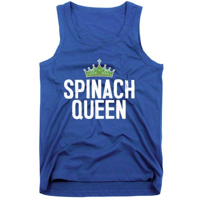 Spinach Queen Vegan Vegetable Lover Gift Tank Top