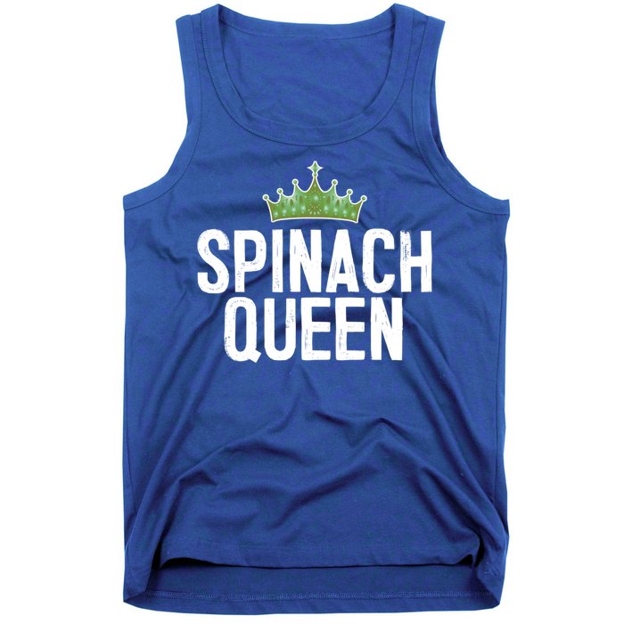 Spinach Queen Vegan Vegetable Lover Gift Tank Top