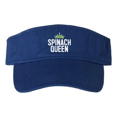 Spinach Queen Vegan Vegetable Lover Gift Valucap Bio-Washed Visor