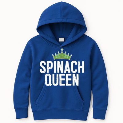 Spinach Queen Vegan Vegetable Lover Gift Kids Hoodie