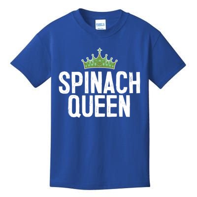 Spinach Queen Vegan Vegetable Lover Gift Kids T-Shirt