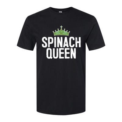 Spinach Queen Vegan Vegetable Lover Gift Softstyle CVC T-Shirt