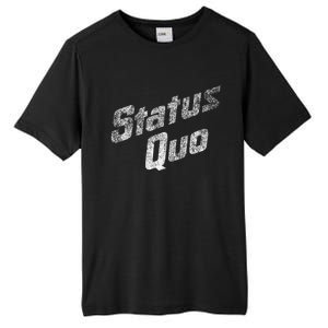 Status Quo White Distressed Logo Tall Fusion ChromaSoft Performance T-Shirt