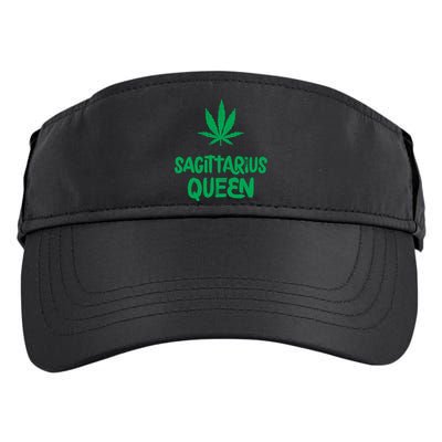 Sagittarius Queen Weed Marijuana Leaf Horoscope Astrology Gift Adult Drive Performance Visor