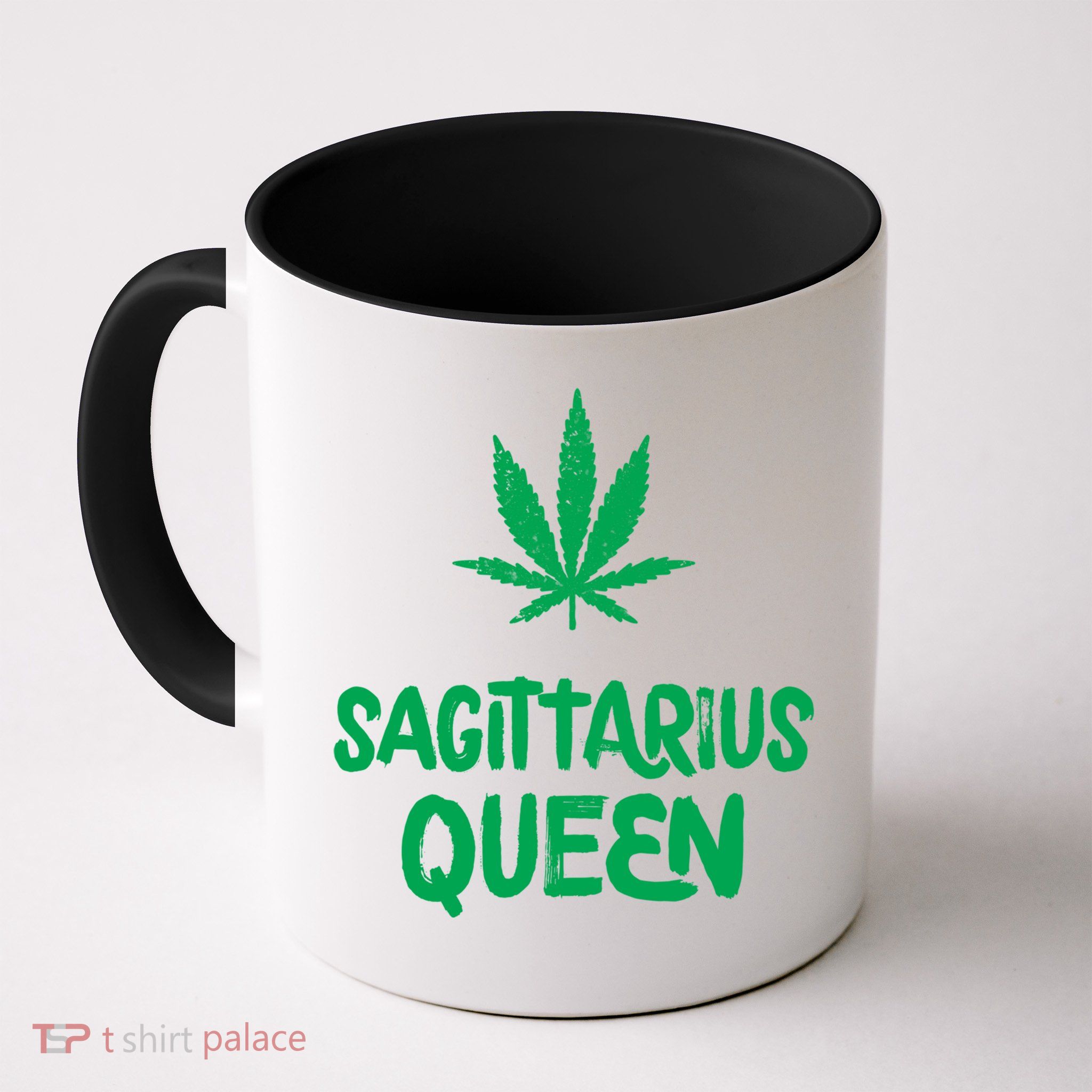 Sagittarius Queen Weed Marijuana Leaf Horoscope Astrology Gift Mug