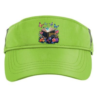 Summer Reading 2024 Adventure Begins At Your Library Flowers Meaningful Gift Adult Drive Performance Visor