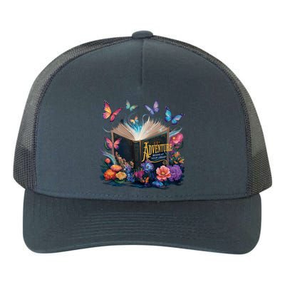 Summer Reading 2024 Adventure Begins At Your Library Flowers Meaningful Gift Yupoong Adult 5-Panel Trucker Hat