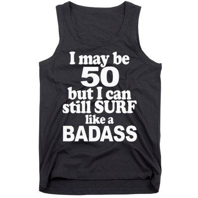 Surf Rider 50 Yrs Old Bday 50th Birthday Tank Top