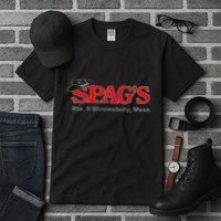 SpagS Rte 9 Shrewsbury Massachusetts Nostalgia Vintage Tall T-Shirt