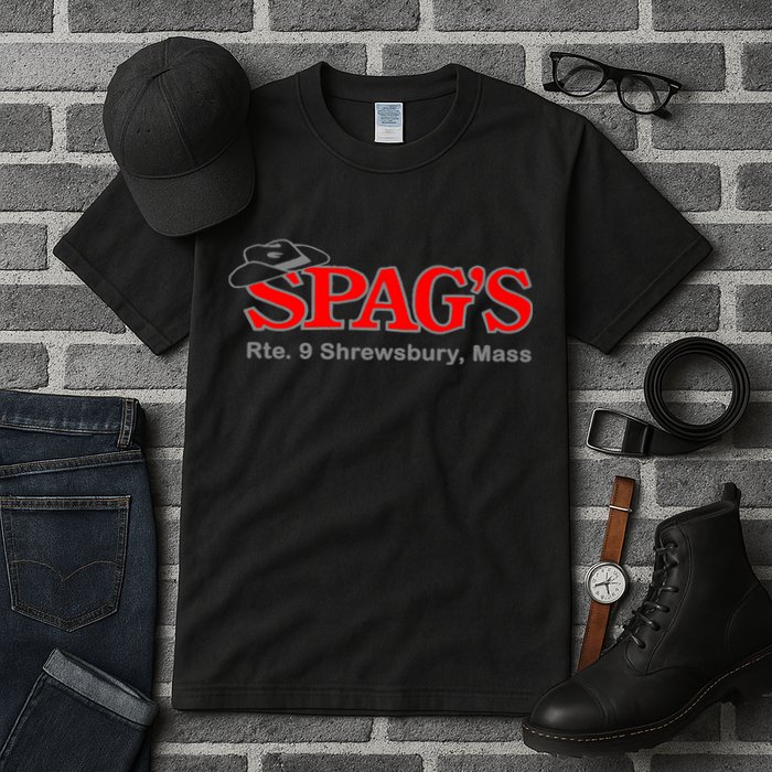 SPAG'S Rte 9 Shrewsbury Massachusetts Nostalgia Vintage Tall T-Shirt