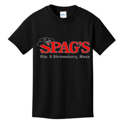 SPAG'S Rte 9 Shrewsbury Massachusetts Nostalgia Vintage Kids T-Shirt