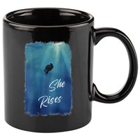 She Rises Anglerfish Angler Fish .Png 11oz C Handle Ceramic Mug