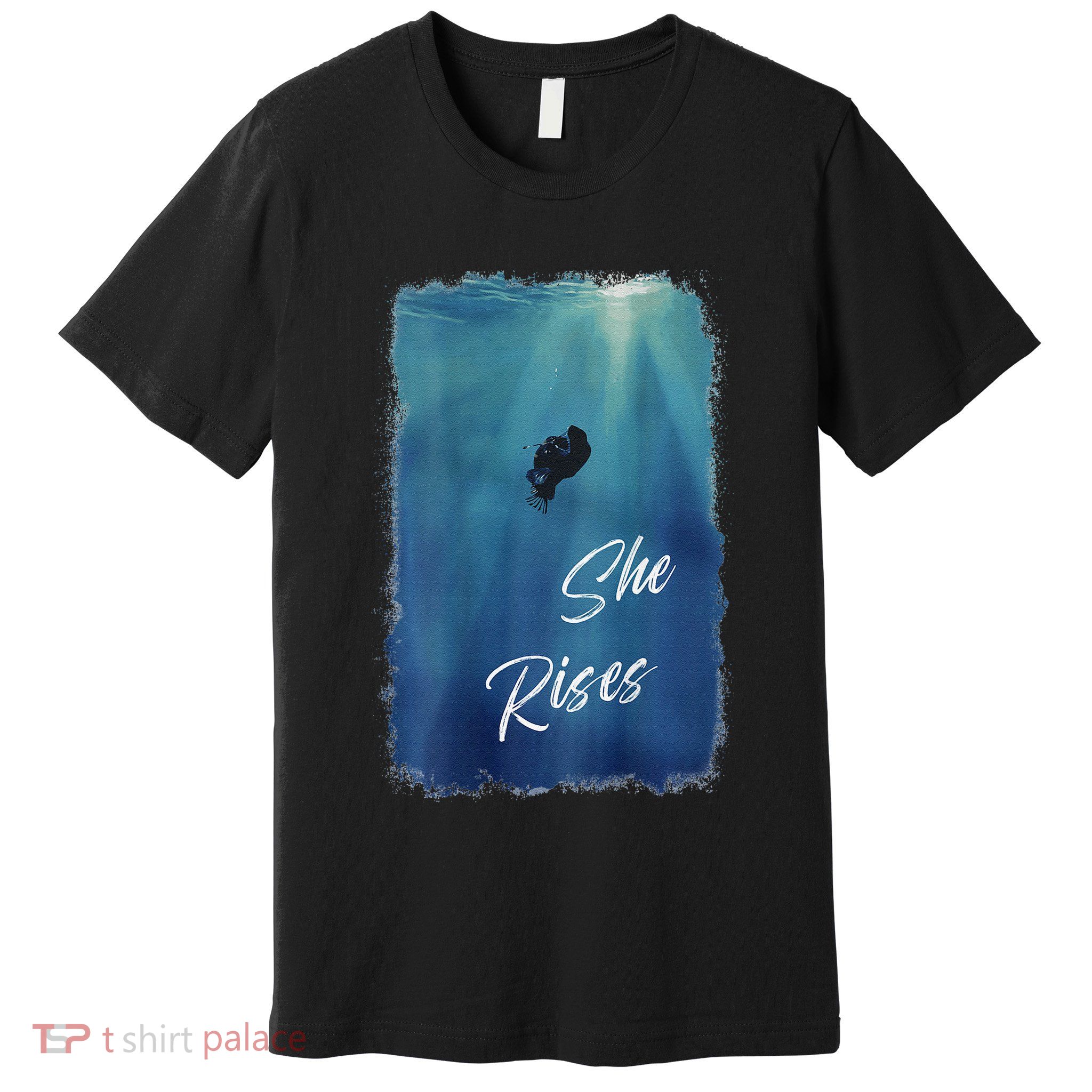 She Rises Anglerfish Angler Fish .Png Premium T-Shirt