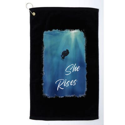 She Rises Anglerfish Angler Fish .Png Golf Towel