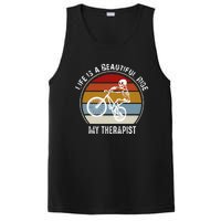 Skeleton Riding A Bicycle Life Is A Beautiful Bicycling PosiCharge Competitor Tank