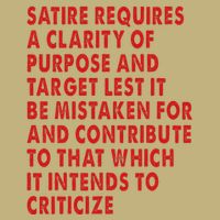 Satire Requires A Clarity Of Purpose And Target Magnet