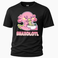 Snaxolotl Ramen Axolotl Kawaii Fish Cooling Performance Crew T-Shirt