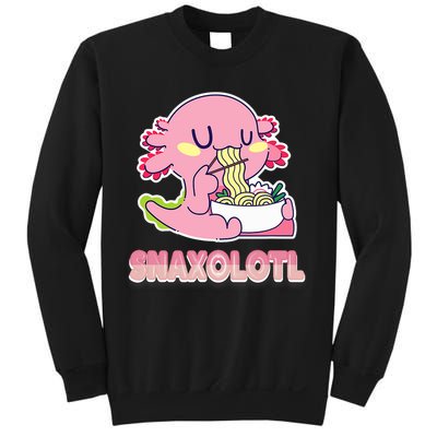 Snaxolotl Ramen Axolotl Kawaii Fish Sweatshirt