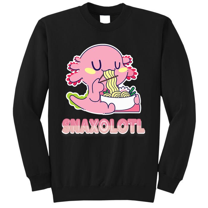 Snaxolotl Ramen Axolotl Kawaii Fish Sweatshirt
