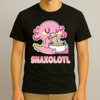 Snaxolotl Ramen Axolotl Kawaii Fish T-Shirt
