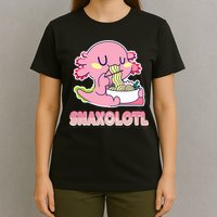 Snaxolotl Ramen Axolotl Kawaii Fish T-Shirt