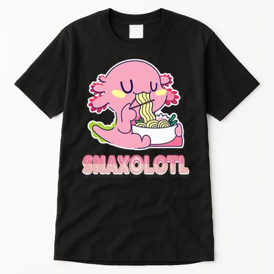 Snaxolotl Ramen Axolotl Kawaii Fish Tall T-Shirt