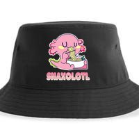 Snaxolotl Ramen Axolotl Kawaii Fish Sustainable Bucket Hat