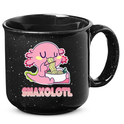 Snaxolotl Ramen Axolotl Kawaii Fish 15oz Campfire Ceramic Mug