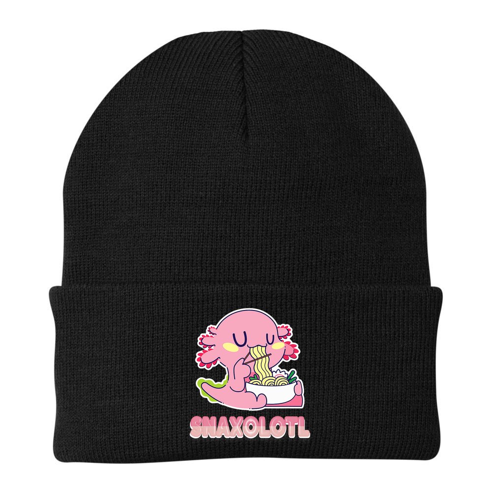 Snaxolotl Ramen Axolotl Kawaii Fish Beanie