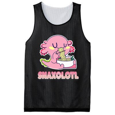 Snaxolotl Ramen Axolotl Kawaii Fish Mesh Reversible Basketball Jersey Tank