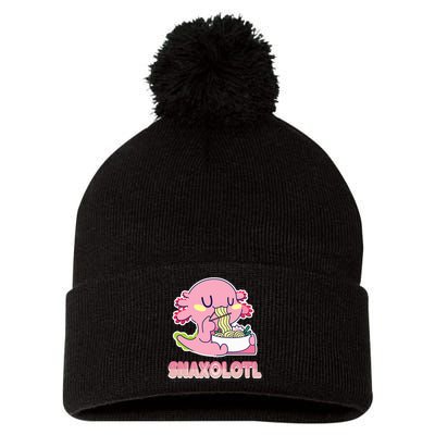Snaxolotl Ramen Axolotl Kawaii Fish Pom Pom 12in Knit Beanie