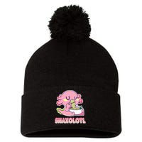 Snaxolotl Ramen Axolotl Kawaii Fish Pom Pom 12in Knit Beanie