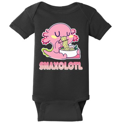 Snaxolotl Ramen Axolotl Kawaii Fish Baby Bodysuit