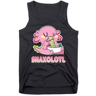 Snaxolotl Ramen Axolotl Kawaii Fish Tank Top