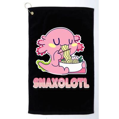 Snaxolotl Ramen Axolotl Kawaii Fish Golf Towel