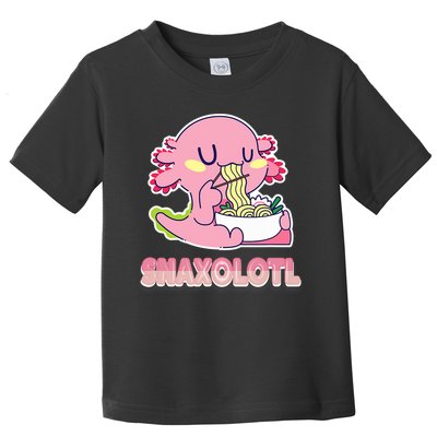 Snaxolotl Ramen Axolotl Kawaii Fish Toddler T-Shirt