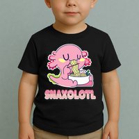 Snaxolotl Ramen Axolotl Kawaii Fish Toddler T-Shirt