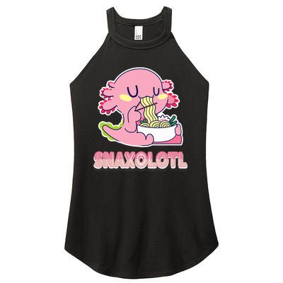 Snaxolotl Ramen Axolotl Kawaii Fish Women's Perfect Tri Rocker Tank