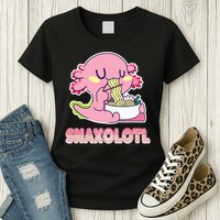 Snaxolotl Ramen Axolotl Kawaii Fish Womens T-Shirt