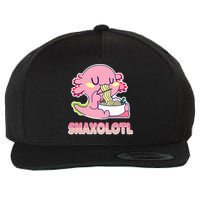Snaxolotl Ramen Axolotl Kawaii Fish Wool Snapback Cap