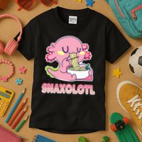Snaxolotl Ramen Axolotl Kawaii Fish Kids T-Shirt
