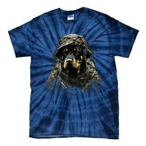 Soldier Rottweiler Army Military Rottweiler Tie-Dye T-Shirt