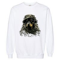 Soldier Rottweiler Army Military Rottweiler Garment-Dyed Sweatshirt