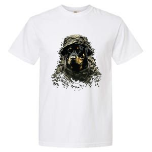 Soldier Rottweiler Army Military Rottweiler Garment-Dyed Heavyweight T-Shirt