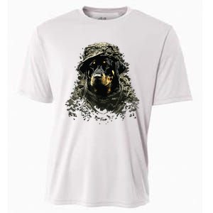 Soldier Rottweiler Army Military Rottweiler Cooling Performance Crew T-Shirt