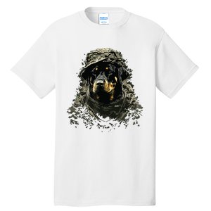 Soldier Rottweiler Army Military Rottweiler Tall T-Shirt